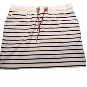 ORLY Women's Fold Tennis Skort Size XL Shorts Elastic Waist 2 Small Stains